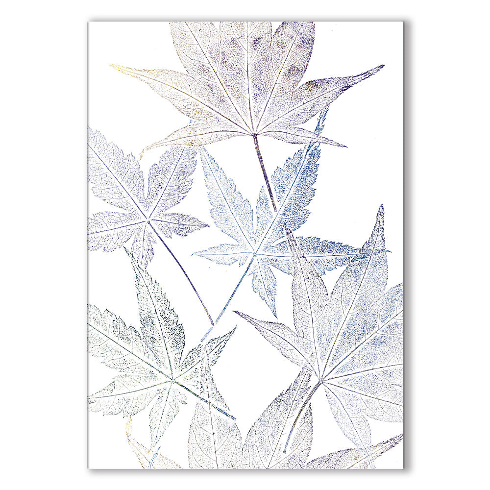Pinky Gray - Antique - Botanical Monoprint Greeting Cards & Envelopes