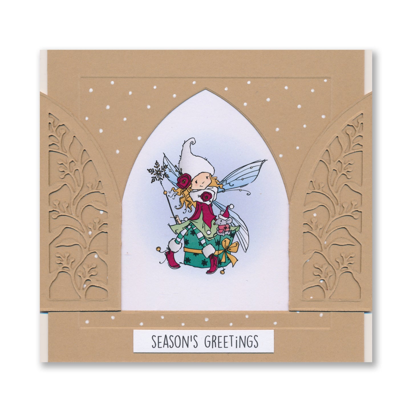 Festive Pixies - Pocket Poppets Card Toppers