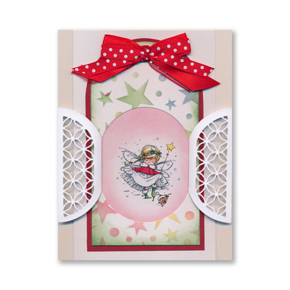 Happy Christmas - Pocket Poppets Card Toppers