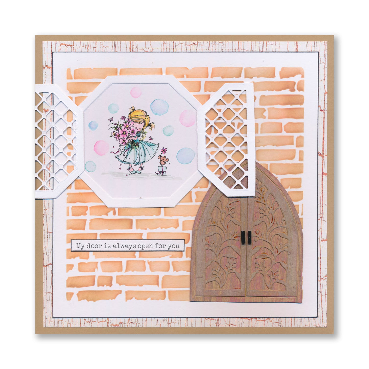 Pretty Flowers - Pocket Poppets Card Toppers