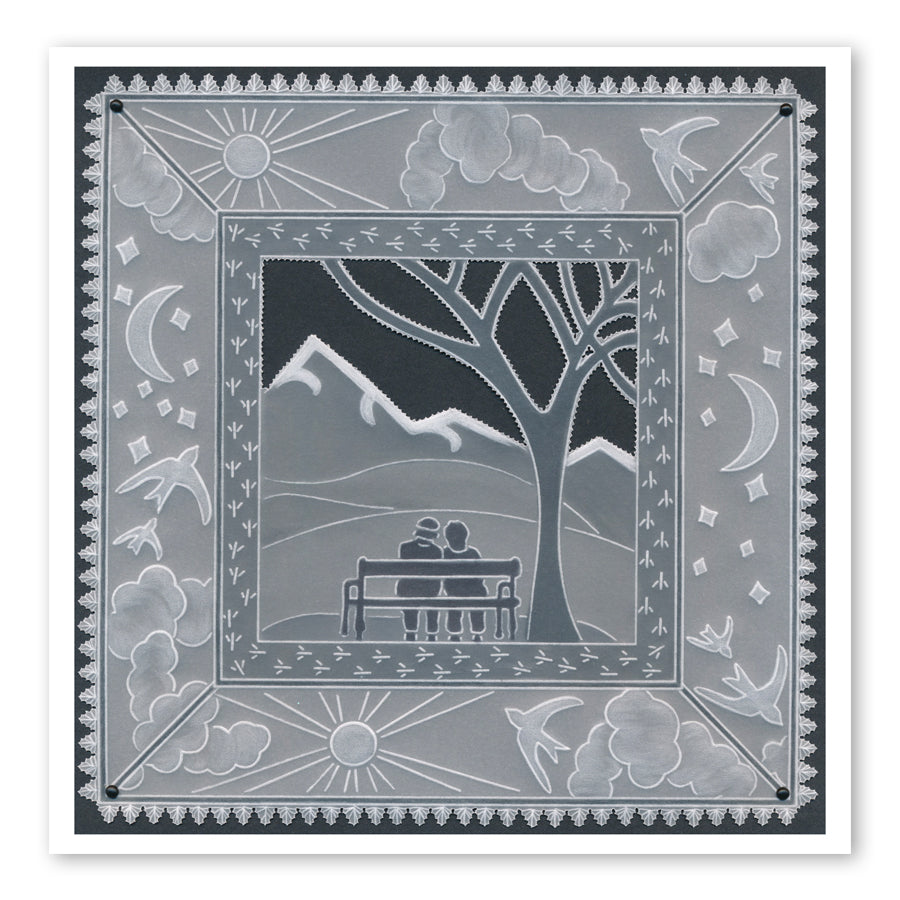 Panoramic - Vista A5 Square Groovi Plate