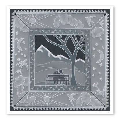 Panoramic - Vista A5 Square Groovi Plate