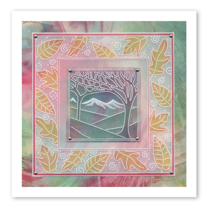 Panoramic - Two Trees A5 Square Groovi Plate