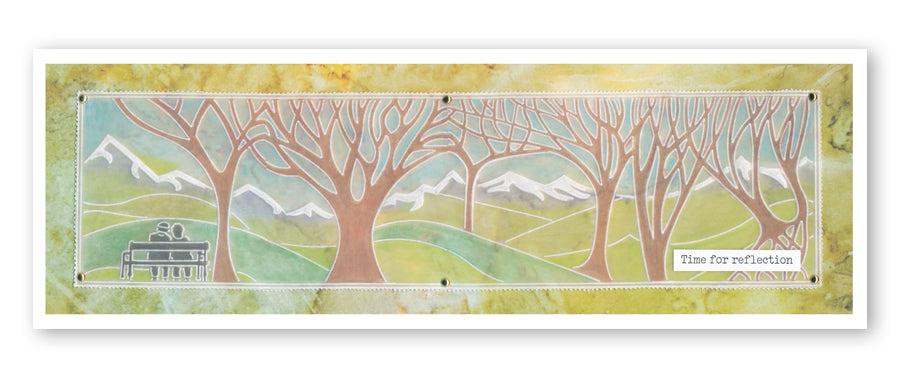 Panoramic - Quarterette A5 Square Groovi Plate