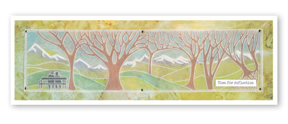 Panoramic - Quarterette A5 Square Groovi Plate