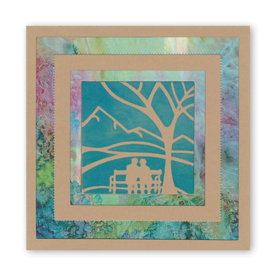 Panoramic Aperture 7" x 7" Stencil Collection