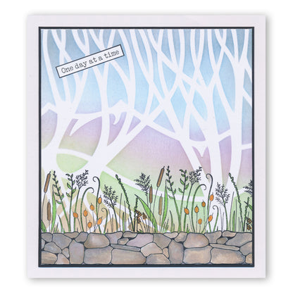 Panoramic Aperture 7" x 7" Stencil Collection