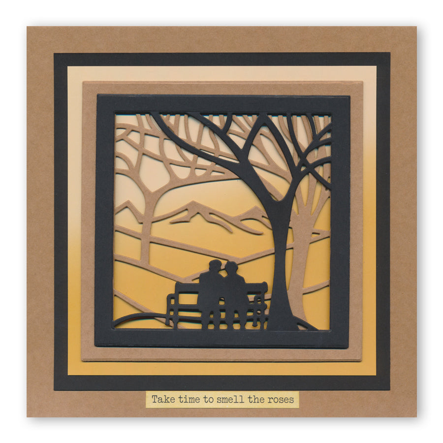 Panoramic - Two Trees - Aperture Clarity Fresh Cut Die