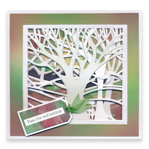 Panoramic - Three Trees - Aperture Clarity Fresh Cut Die