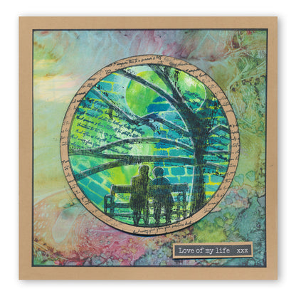 Panoramic Aperture 7" x 7" Stencil Collection