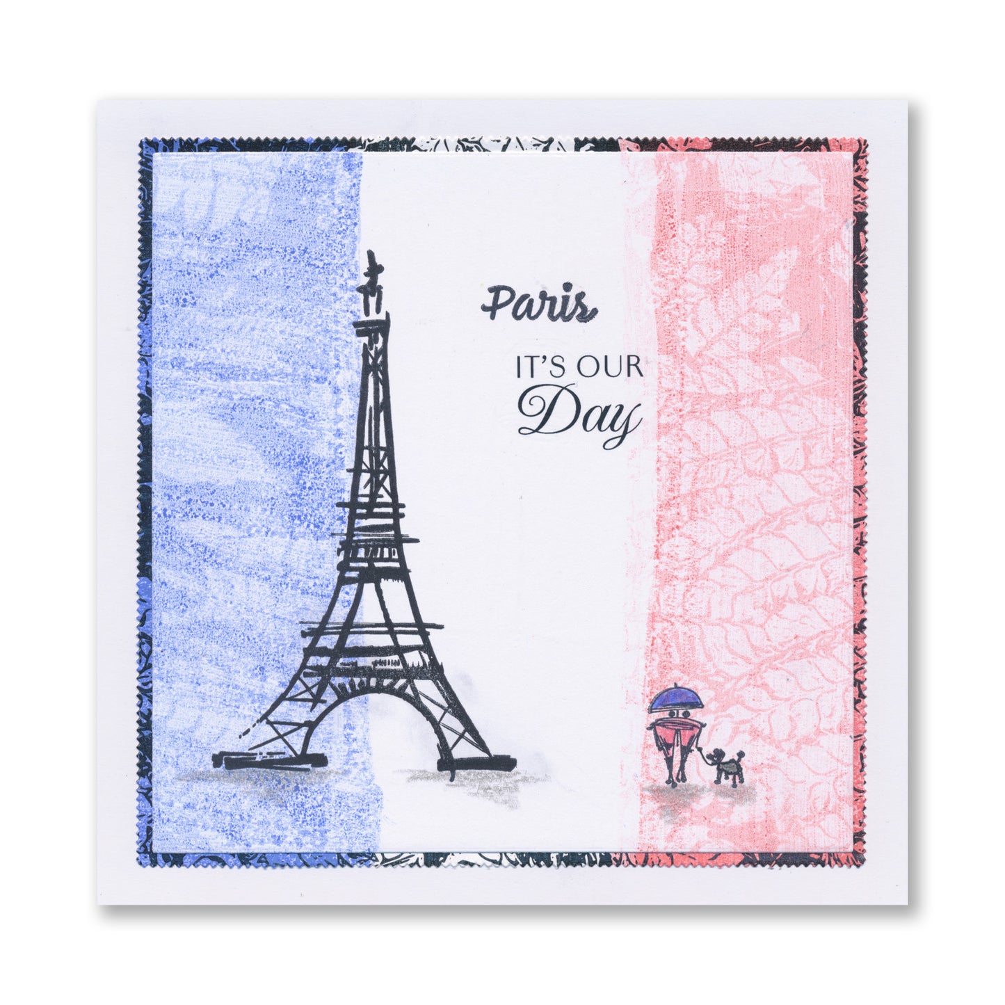Barbara's Triangle People & Sketchy London, Paris & New York A5 Stamp Duo
