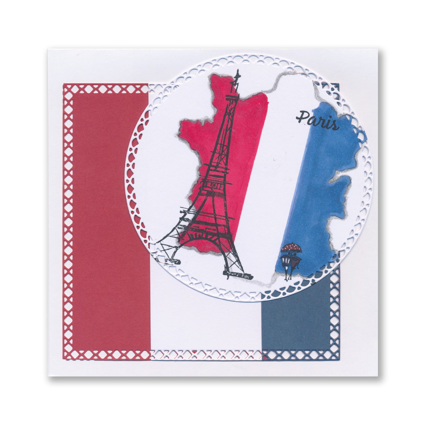 Barbara's Triangle People & Sketchy London, Paris & New York A5 Stamp Duo