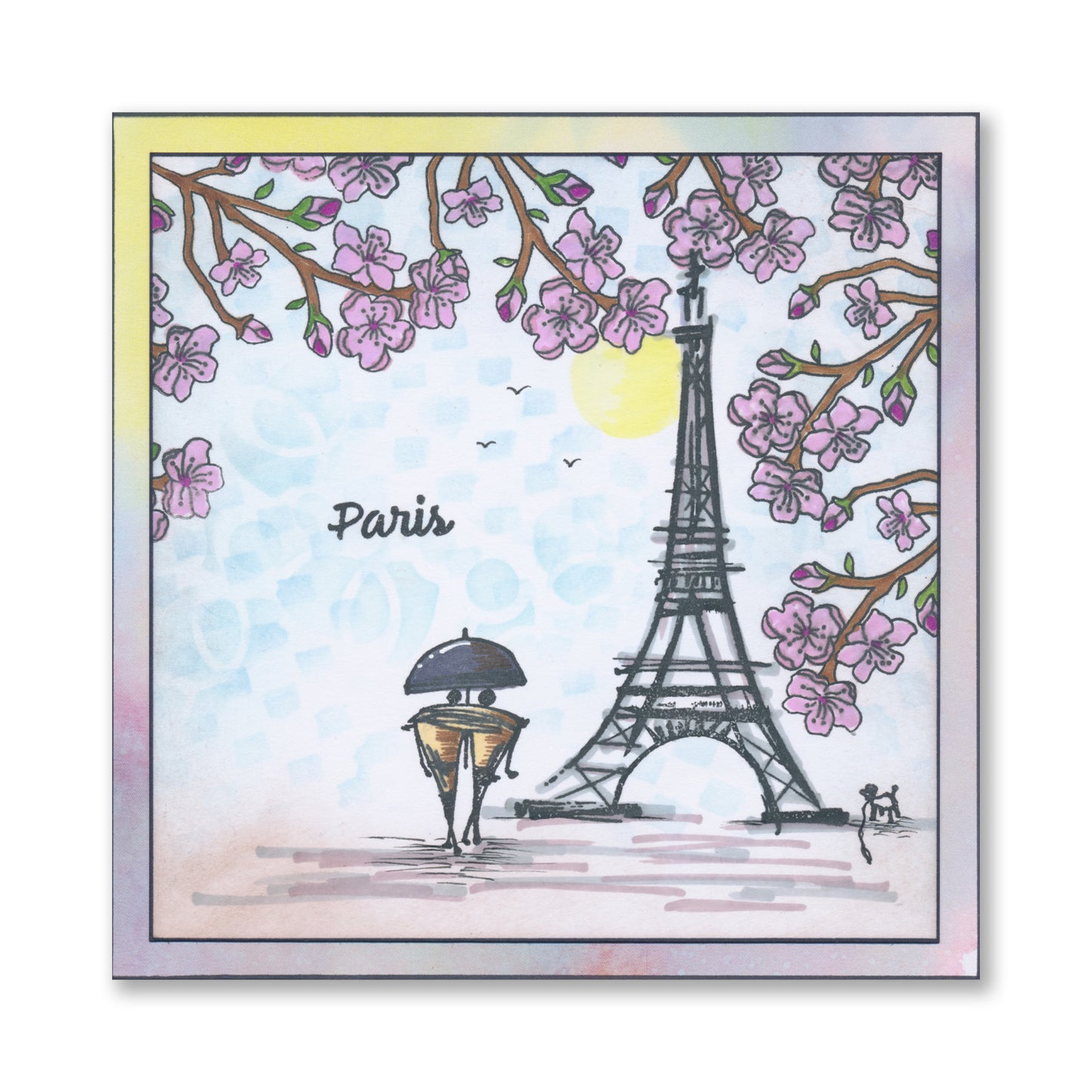 Barbara's Triangle People & Sketchy London, Paris & New York A5 Stamp Duo