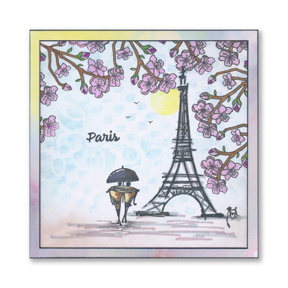 Barbara's Sketchy London, Paris & New York A5 Stamp Set