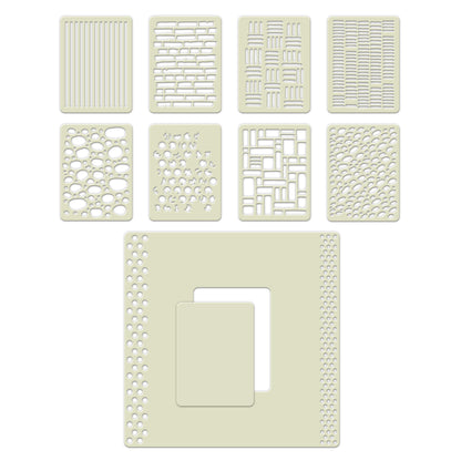 Clarity Crafts Wee Stencils and Stencil Mate Set for cardmaking and ink blending
