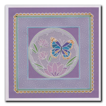 Barbara's SHAC Japanese Flowers & Butterflies Complete Groovi Plate Collection