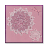 Josie's Peace - Circular (Diagonal) Lace Duet A5 Square Groovi Grid