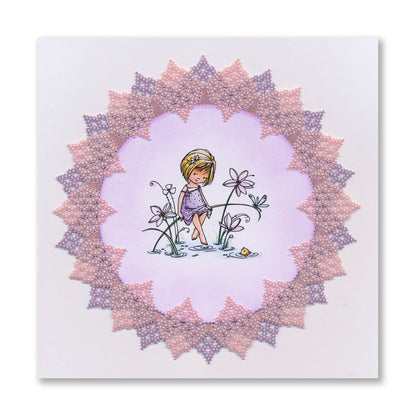 Josie's Circular (Diagonal) Lace Duet A5 Square Groovi Grid Collection