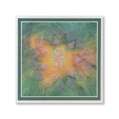 Josie's Circular (Diagonal) Lace Duet A5 Square Groovi Grid Collection