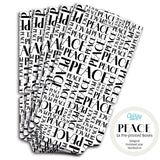Pack of 5 Pre-Printed Boxes - Peace