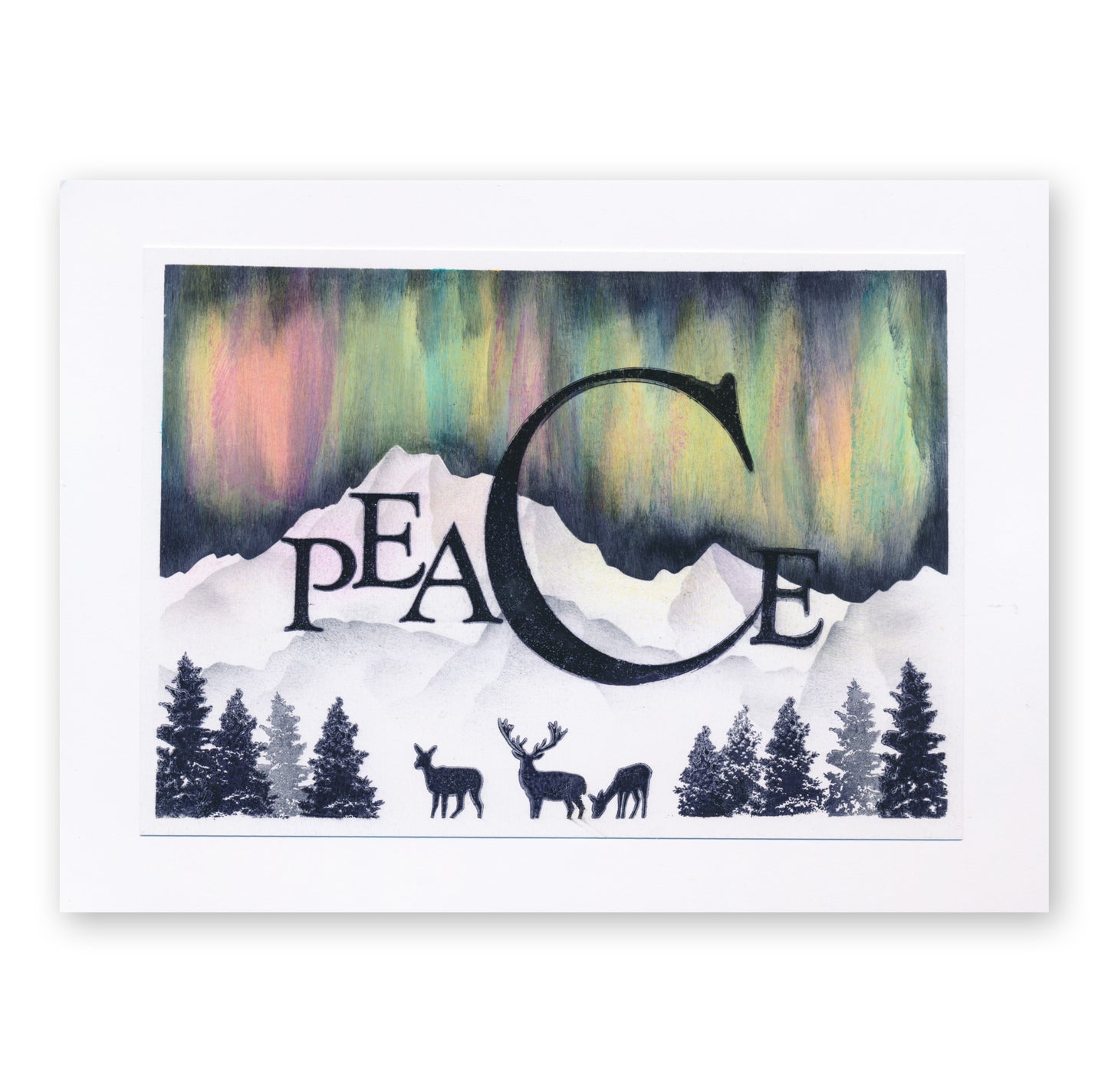 Peace & Noel Framer A5 Square Stamp & Mask Set Duo
