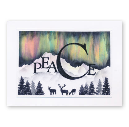 Peace & Noel Framer A5 Square Stamp & Mask Set Duo