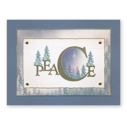 Peace & Noel Framer A5 Square Stamp & Mask Set Duo