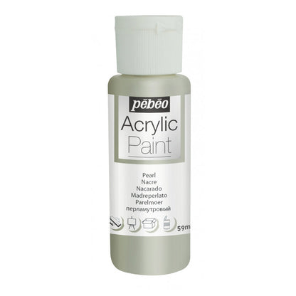 Pebeo Acrylic Paint 59ml - Pearl White