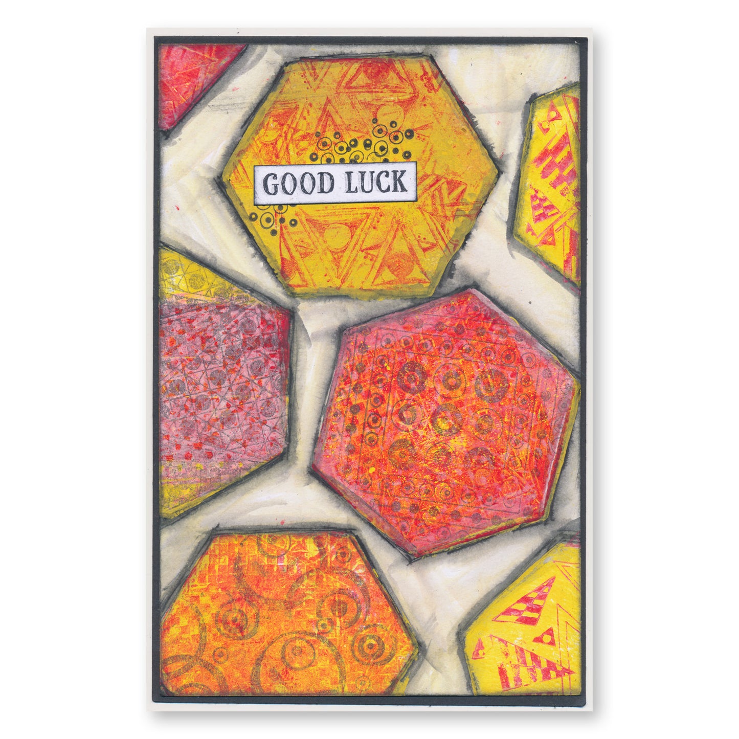 KISS by Clarity - Tina's Retro Bubbles A5 Stamp Set