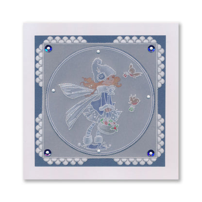 Melody - Pixie Poppet A6 Square Groovi Plate
