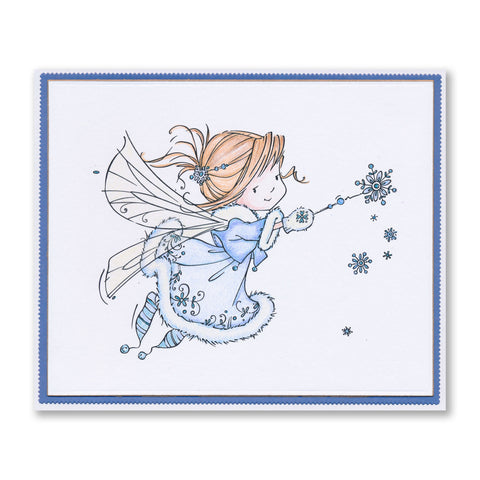 Sprite Poppets - Millie A6 Square Stamp - Artwork by Marina Fedotova