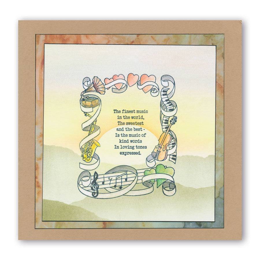 The Finest Music A6 Stamp Set