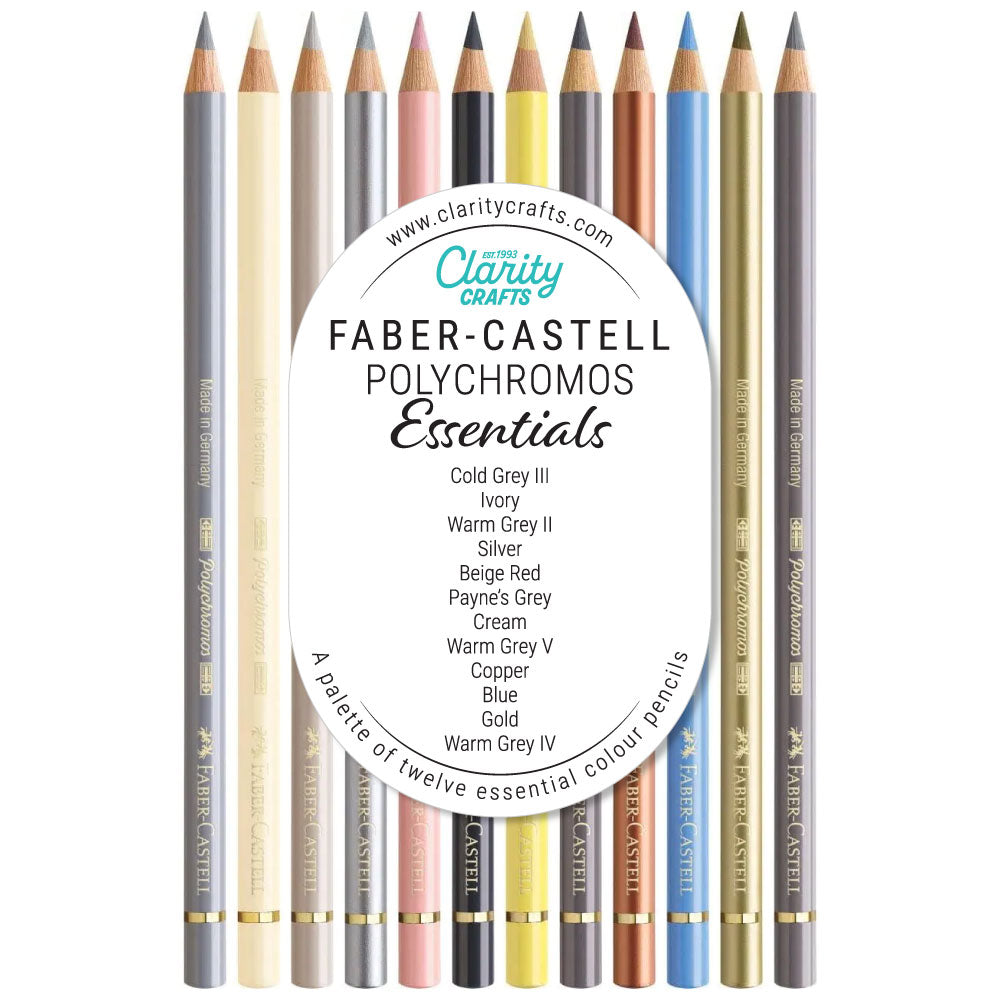 Faber-Castell Polychromos - Essentials - Set of 12 Artists' Pencils
