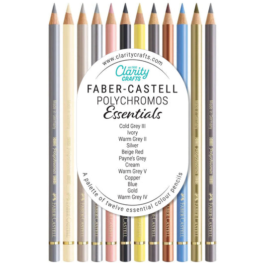 Faber-Castell Polychromos - Essentials - Set of 12 Artists' Pencils