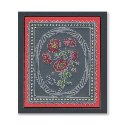 Poppy Posy Midi Groovi Plate