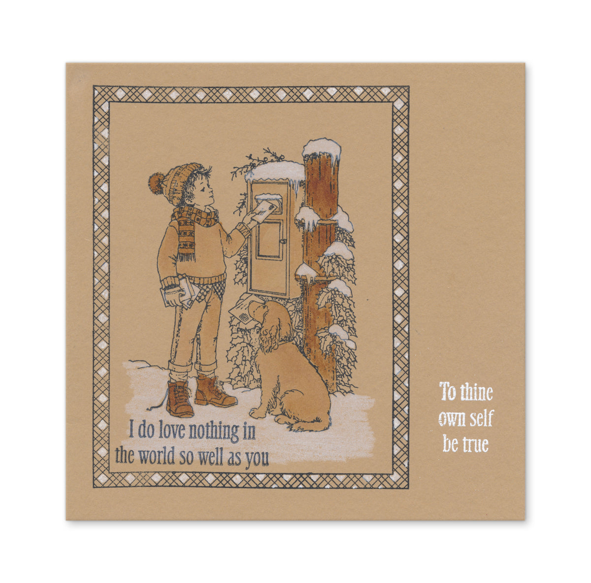 Barbara's Vintage Children Stamps & Tartan Frames Collection with FREE GIFT Blending Pen Worth £6.25