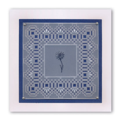 Queen Anne Lace Duet A5 Square Groovi Piercing Grid (Straight)