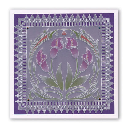 Queen Elizabeth Lace Duet A5 Square Groovi Piercing Grid (Straight)