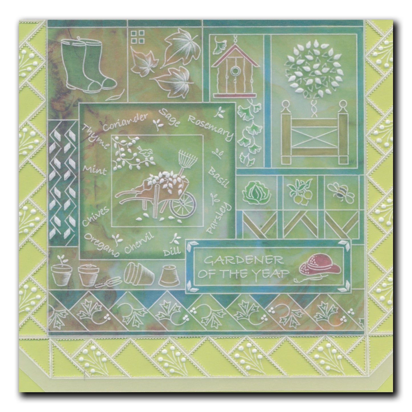Linda's Easy Layout Set 2 A5 Square Groovi Plate Trio