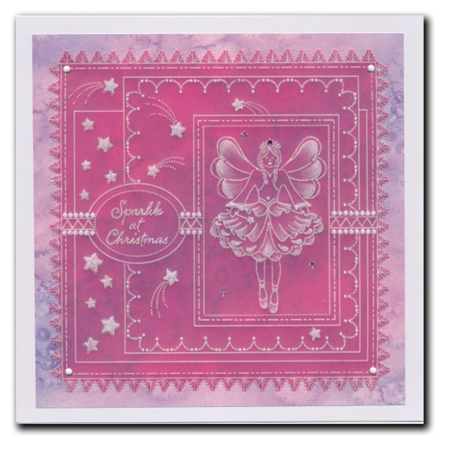 Linda's Sparkle at Christmas - Easy Layout A5 Square Groovi Plate (Set 1)