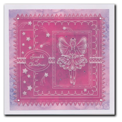 Linda's Sparkle at Christmas - Easy Layout A5 Square Groovi Plate (Set 1)
