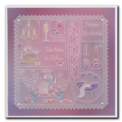 Linda's Easy Layout Set 2 A5 Square Groovi Plate Trio