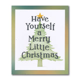 Merry Little Christmas - Slow Down with Clarity Quotes Postcards Set 4