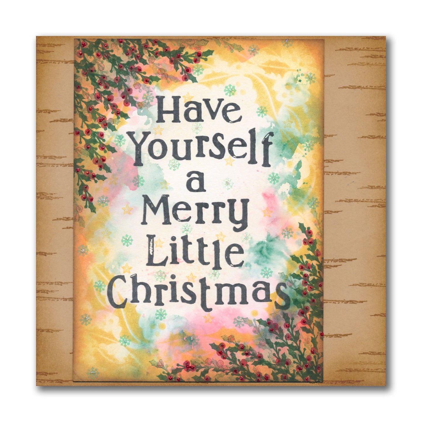 Set 4 - Quotes - Merry Little Christmas - Printed Postcards