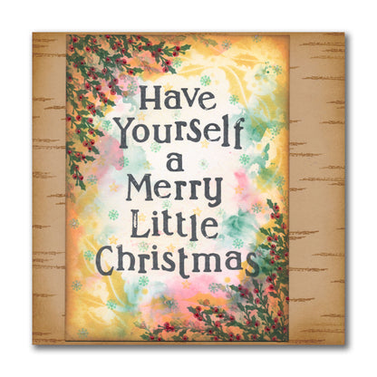 Set 4 - Quotes - Merry Little Christmas - Printed Postcards