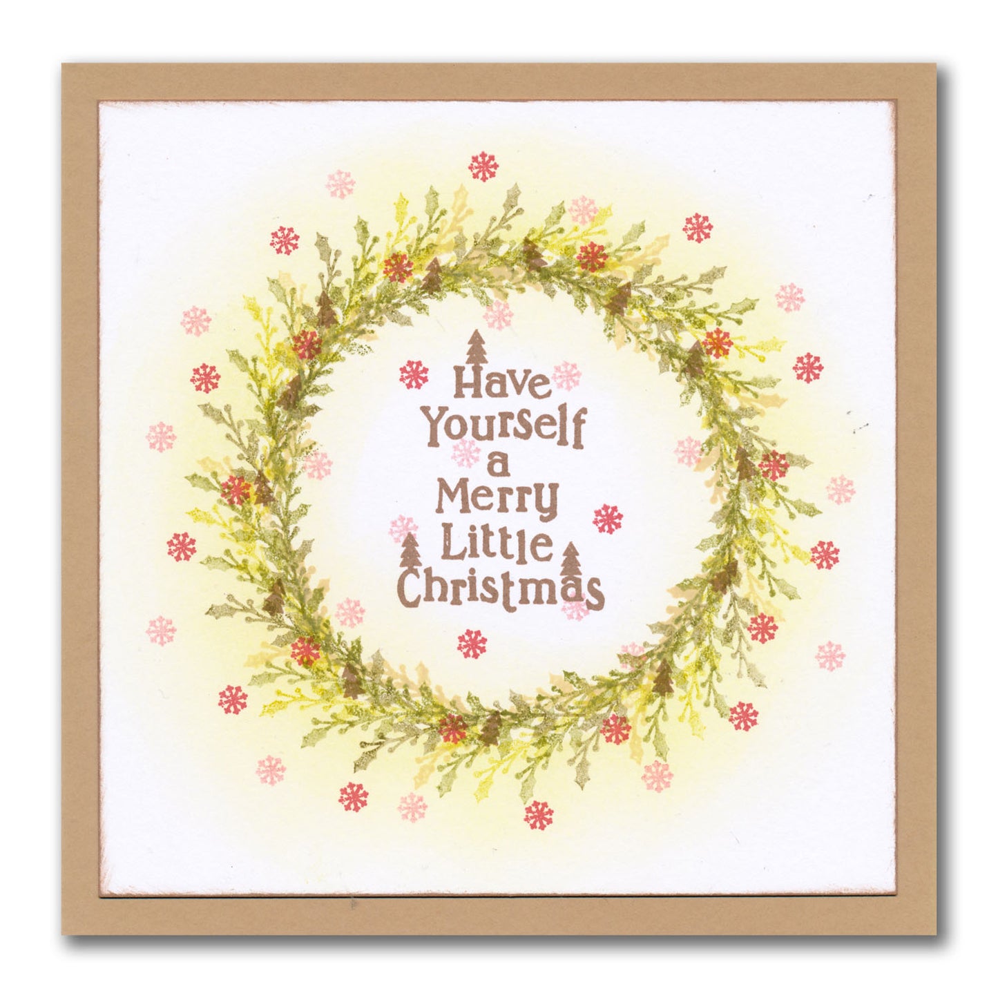 Set 4 - Quotes - Merry Little Christmas - A5 Square Stamp Set
