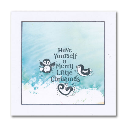 Set 4 - Quotes - Merry Little Christmas - A5 Square Stamp Set