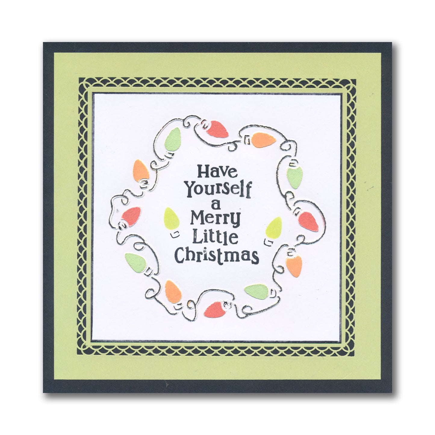 Set 4 - Quotes - Merry Little Christmas - A5 Square Stamp Set