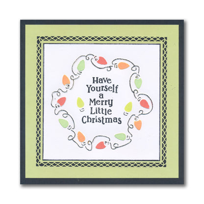 Set 4 - Quotes - Merry Little Christmas - A5 Square Stamp Set
