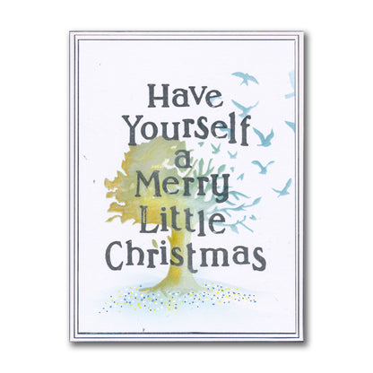 Set 4 - Quotes - Merry Little Christmas - Printed Postcards